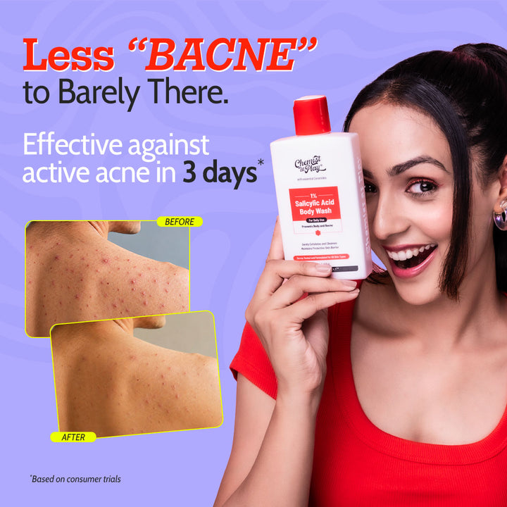 1% Salicylic Acid Body Wash for Body Acne - 236 ml