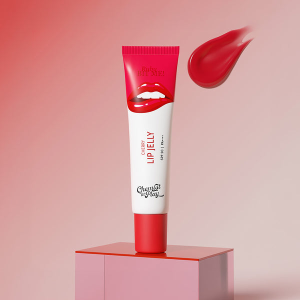 Ceramides + 2% Kojic Acid Tinted Lip Balm (Cherry) | SPF 50 PA++++ | 10 gm