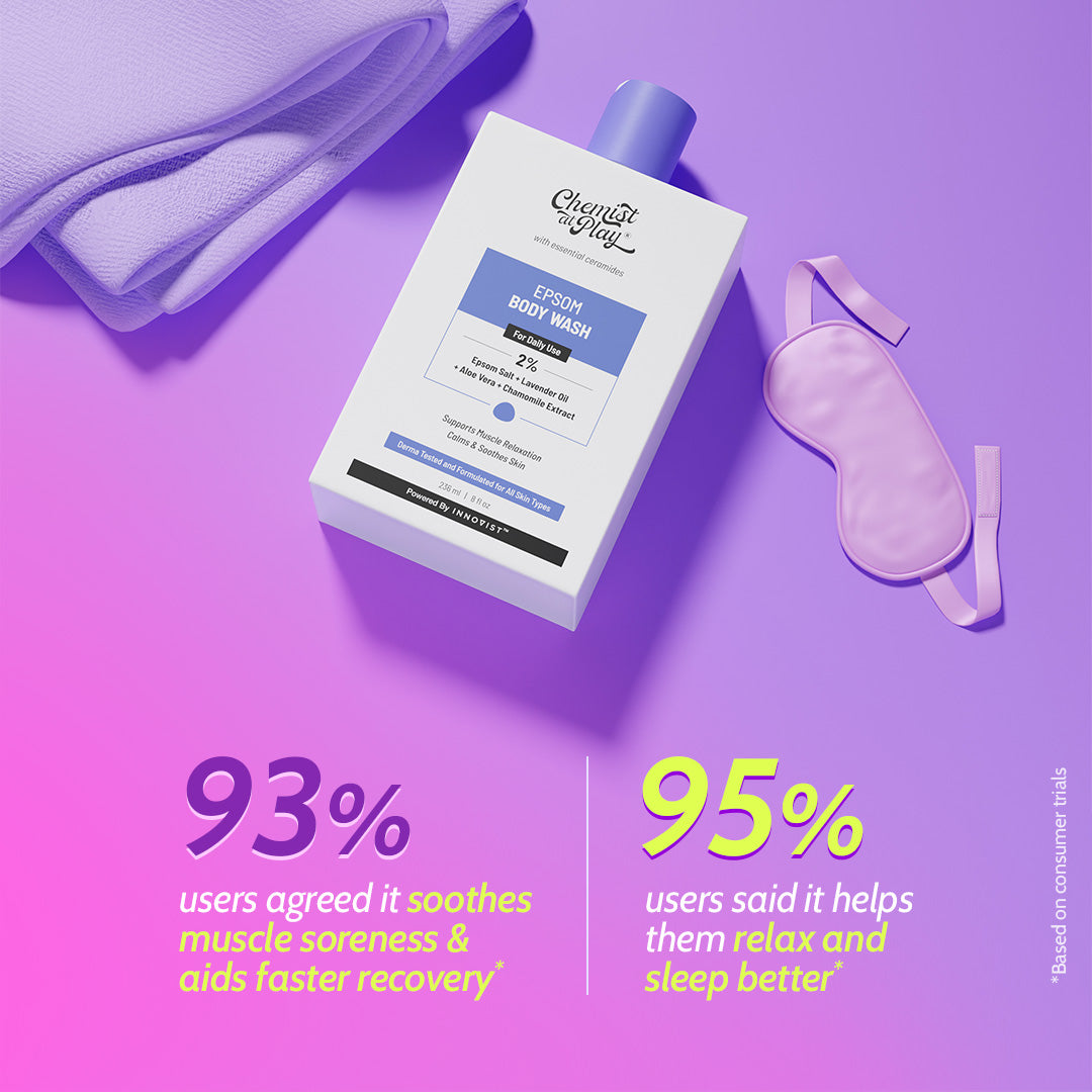 Epsom Salt Body Wash with Lavender Oil & Aloe Vera - 236 ml