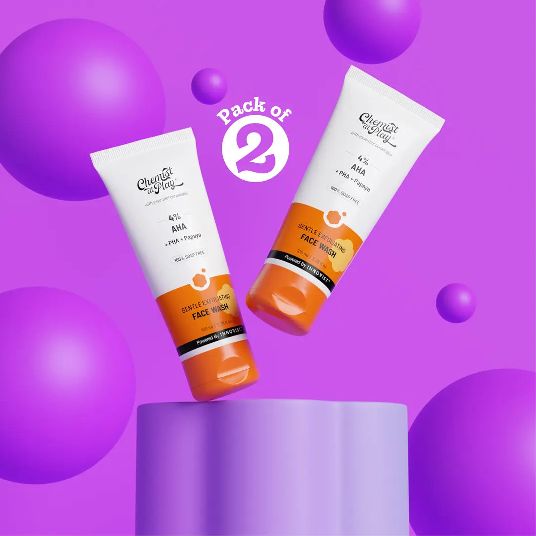 Gentle Exfoliating Face Wash - 100 ml | Pack of 2