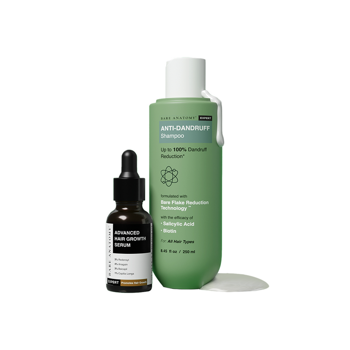 Hair Growth Serum & Anti-Dandruff Shampoo Combo