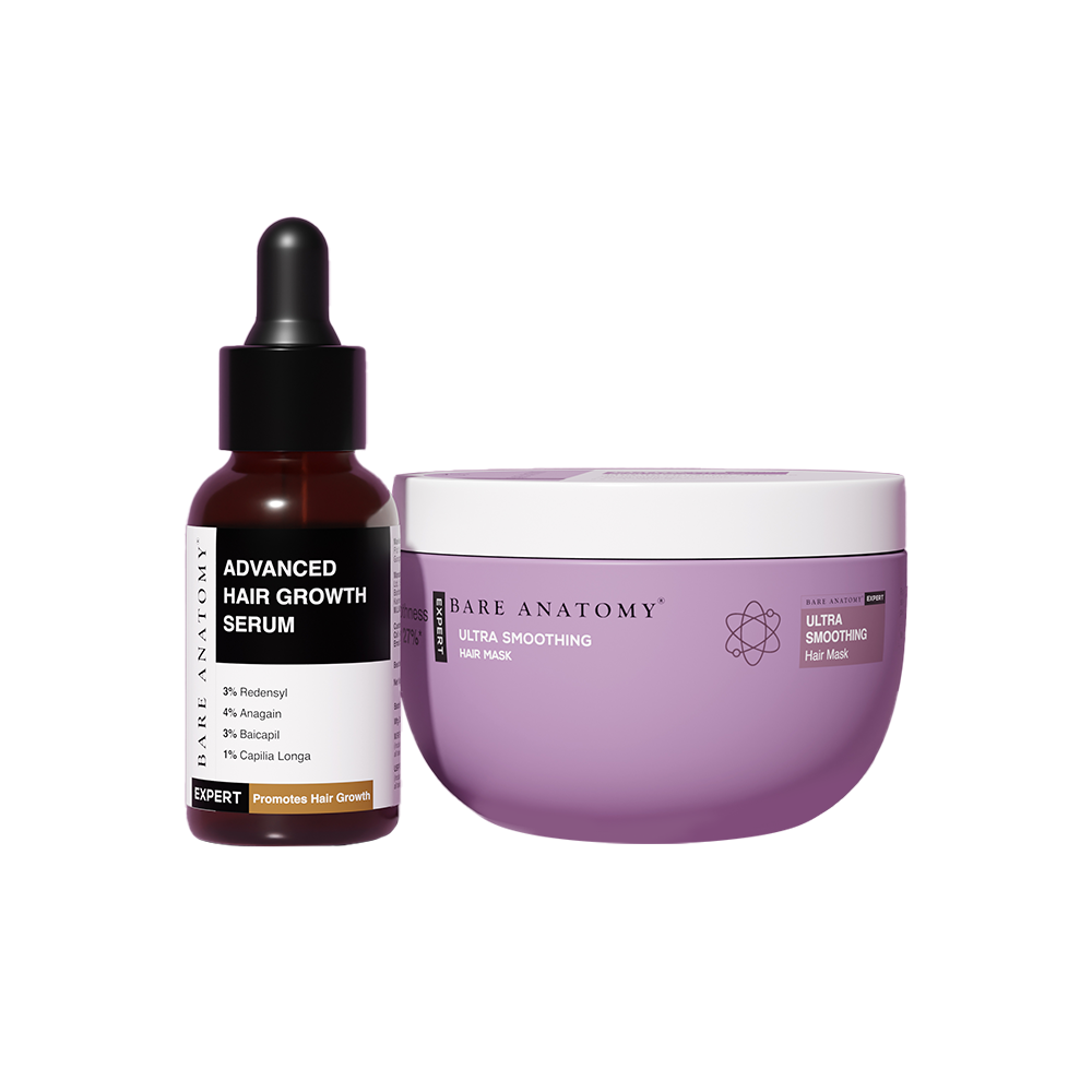 Hair Growth Serum & Smoothing Mask Combo