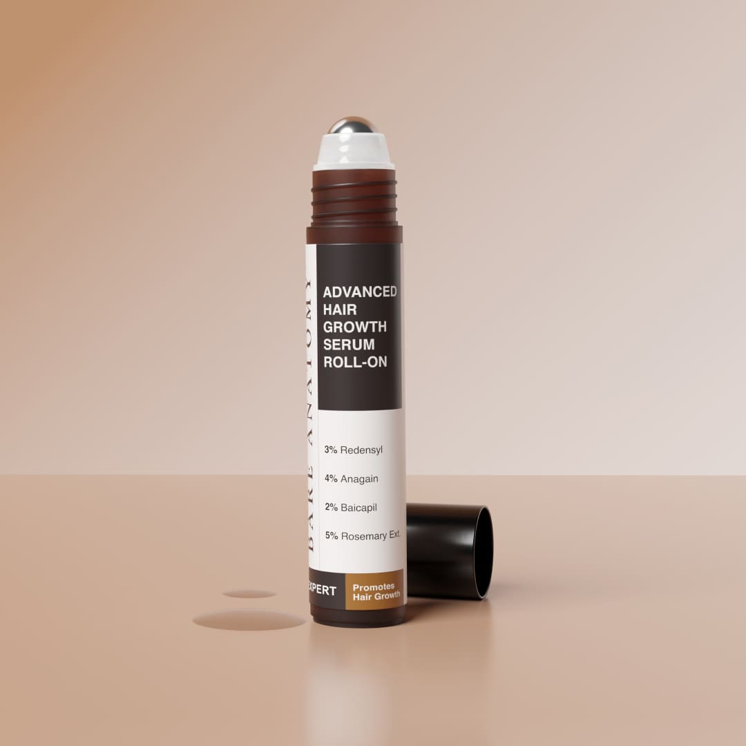 Advanced Hair Growth Serum Roll-On 5% Rosemary 4% Anagain 3% Redensyl