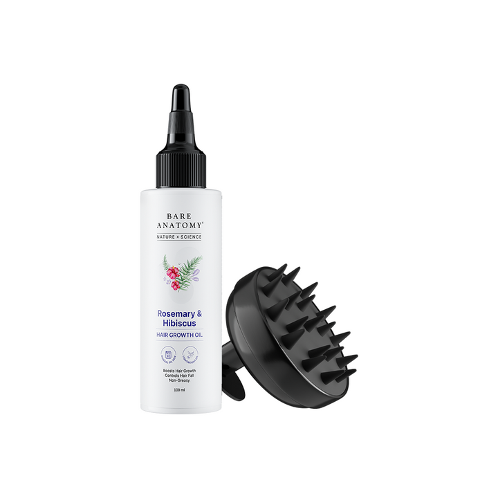 Rosemary Oil & Scalp Massager Hair Growth Combo