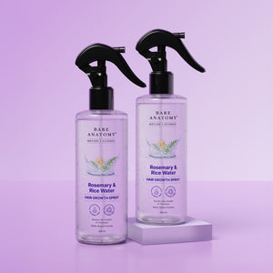 Rosemary & Rice Water Hair Growth Spray - 200 ml | Pack of 2