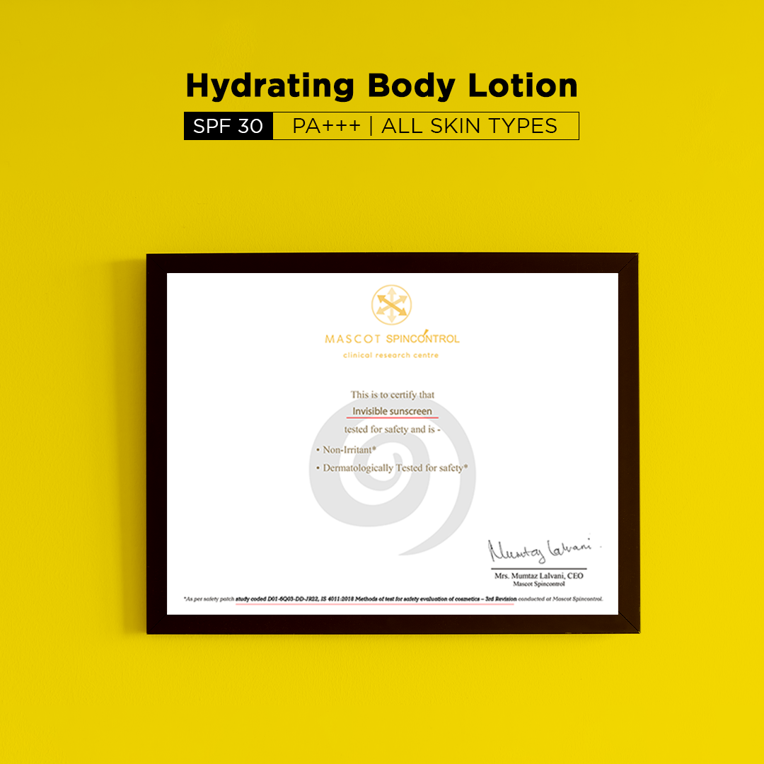 Hydrating Sunblock Lotion for Body | SPF 30, PA+++ (180g)