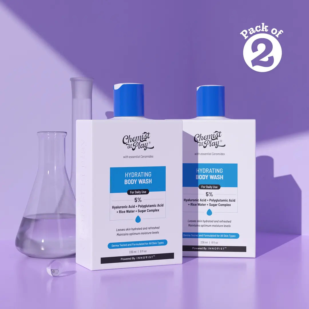 Hydrating Body Wash with Hyaluronic Acid & Coconut Oil - 236 ml | Pack of 2