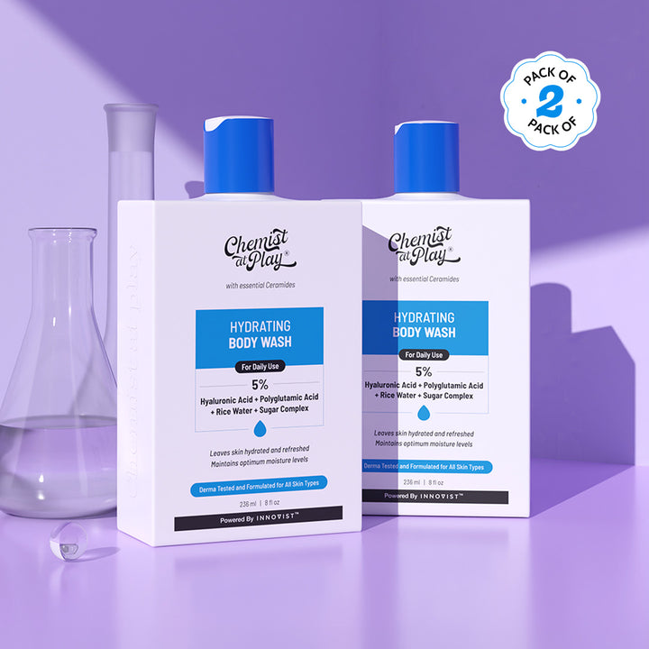 Hydrating Body Wash with Hyaluronic Acid & Coconut Oil - 236 mlHydrating Body Wash with Hyaluronic Acid & Coconut Oil - 236 ml | Pack of 2