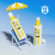 Hydrating Fluid Sunscreen for Face and Body | SPF 60, PA++++ | 125 ml | Pack of 2