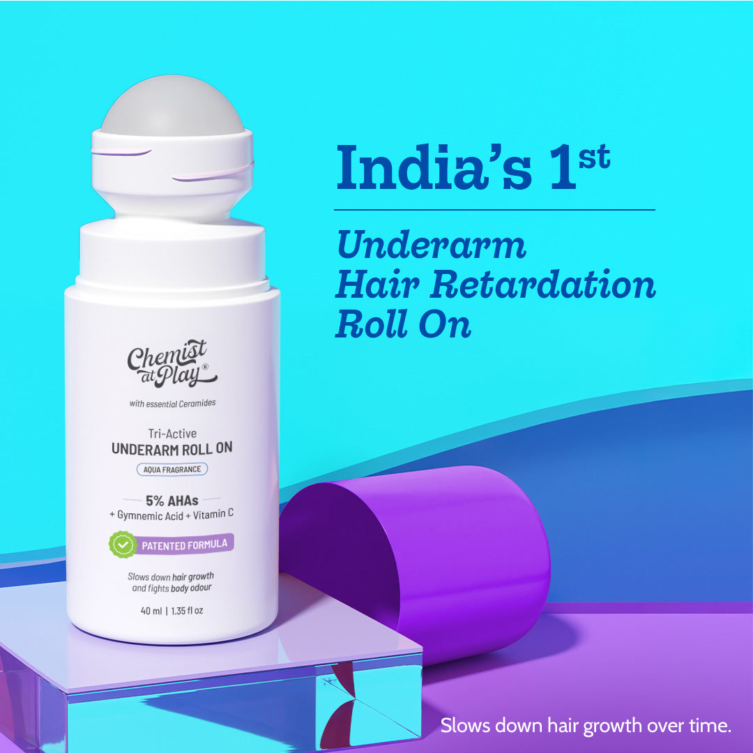 Tri-Active Underarm Roll On for Hair Growth Reduction