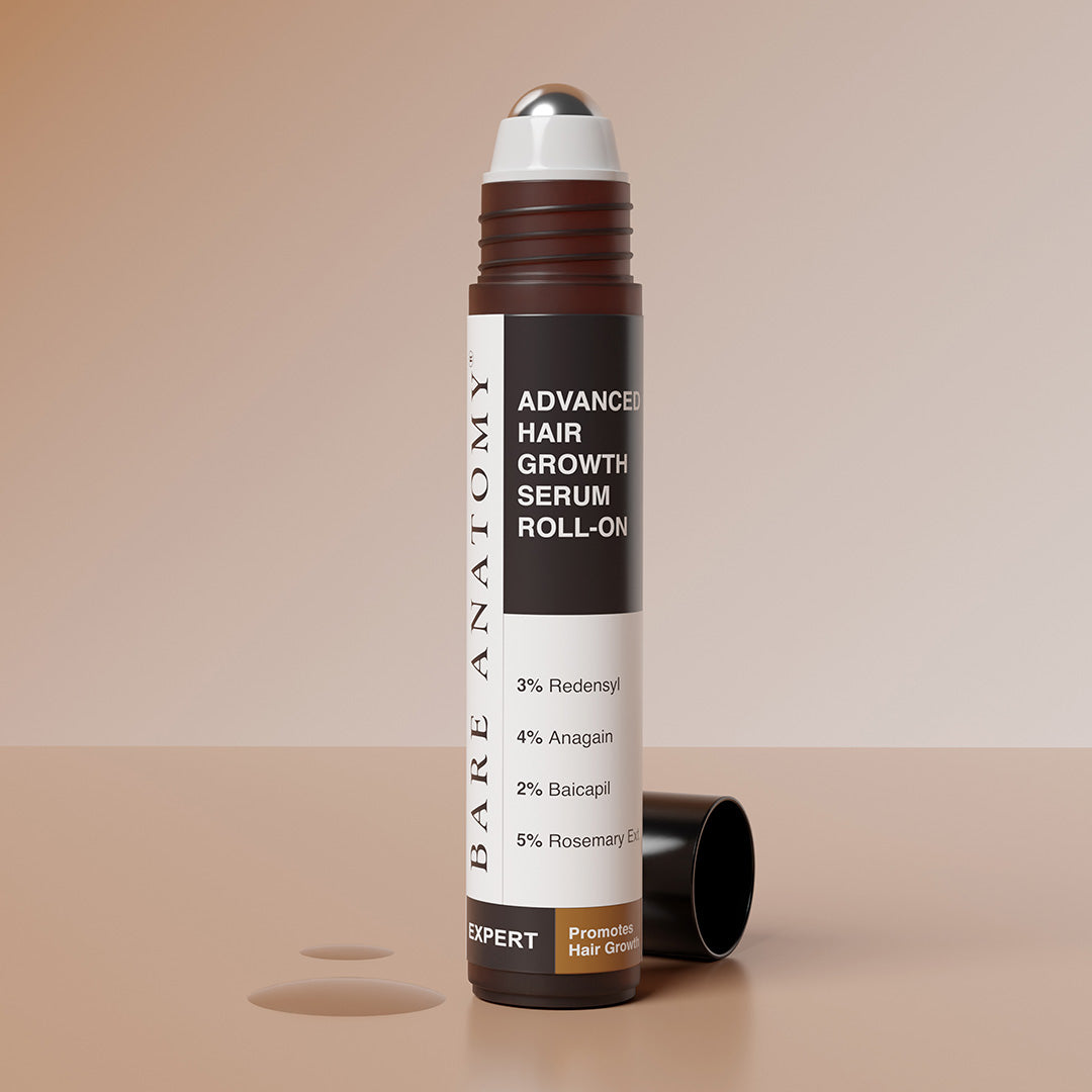Advanced Hair Growth Serum Roll-On with Redensyl, Rosemary & Rice Water- 25 ml