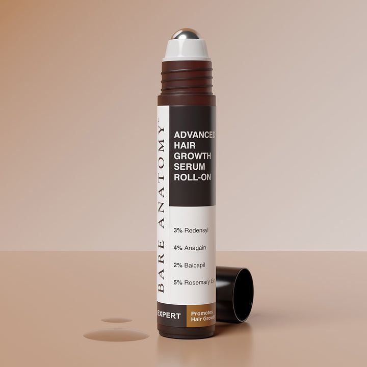 Advanced Hair Growth Serum Roll-On with Redensyl, Rosemary & Rice Water- 25 ml