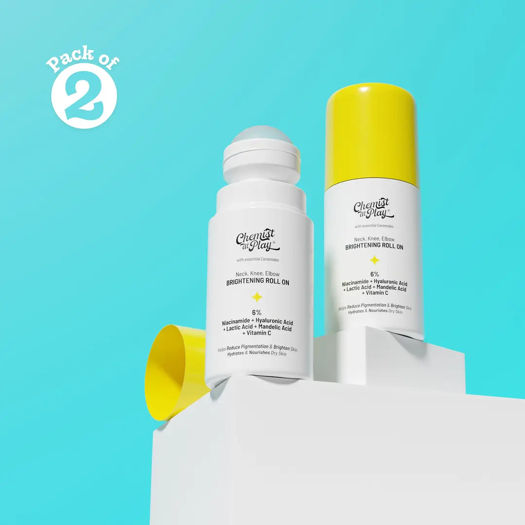 Neck, Knee & Elbow Brightening Roll On - 40 ml | Pack of 2