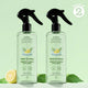 Neem & Lemon Dandruff Control Scalp Spray - 200 ml | Pack of 2