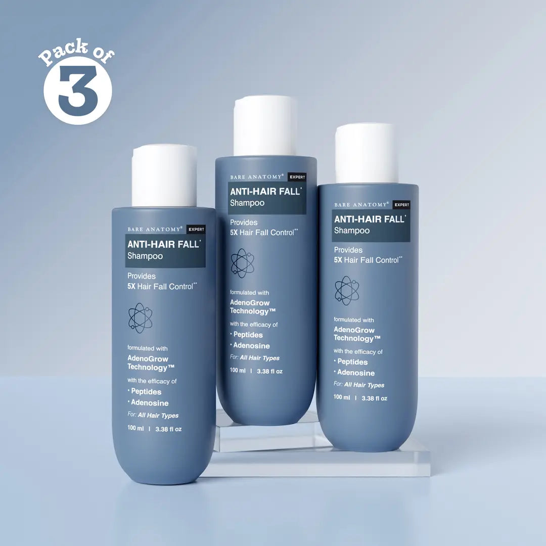 Hair Fall Control Shampoo with Peptides - 100 ml | Pack of 3