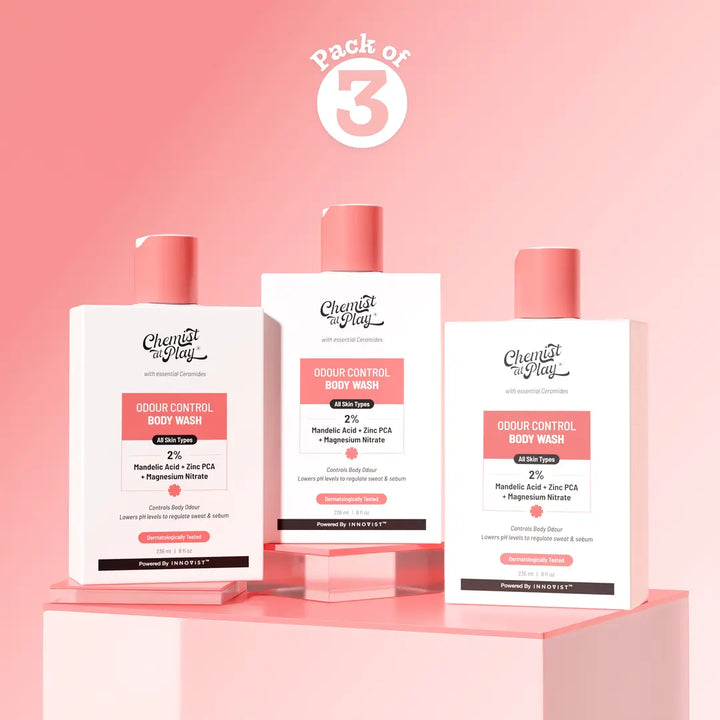 Odour Control Body Wash for Long Lasting Freshness - 236 ml | Pack of 3