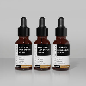 Advanced Hair Growth Serum with Redensyl, Rosemary, Rice Water - 30 ml | Pack of 3