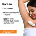 Feel Fresh! (Exfoliating Body Wash - 236 ml| Peach Underarm Roll On - 40 ml)