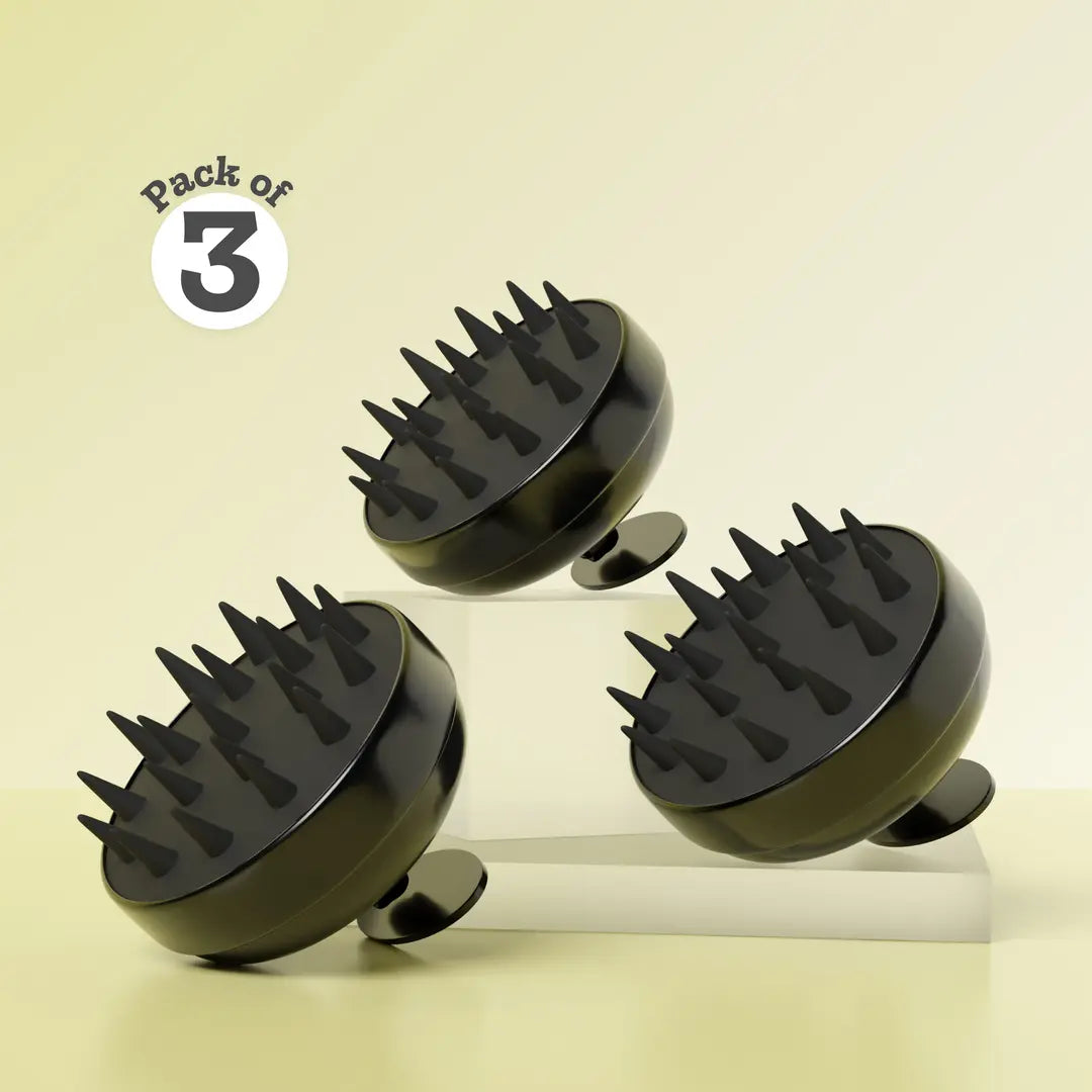 Scalp Massager for Hair Growth & Scalp Exfoliation | Pack of 3
