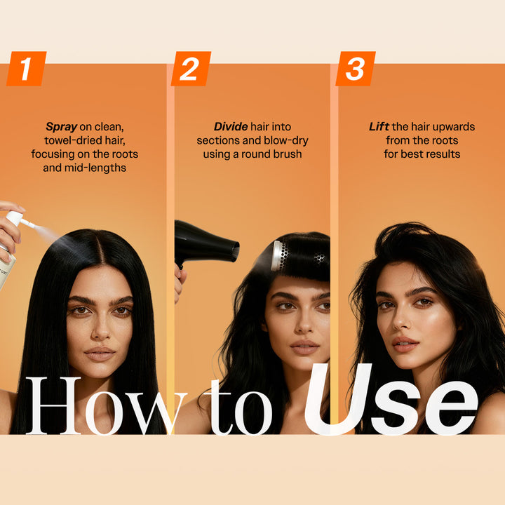 Root Lift & Volume Spray for Oily & Flat Hair - 135ml