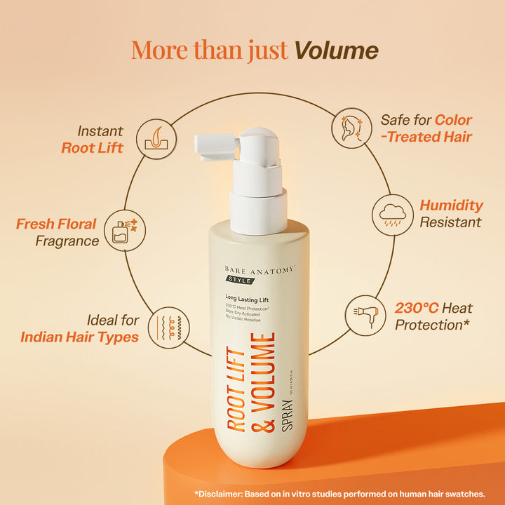 Root Lift & Volume Spray for Oily & Flat Hair - 135ml