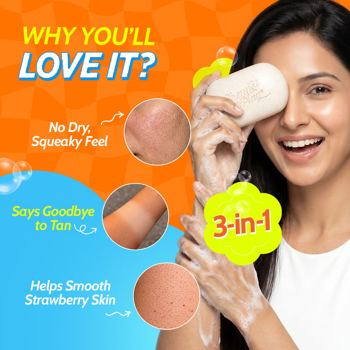 Daily Exfoliating Bathing Bar - 100 gm | Pack of 2