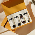 Bergamot Geranium Bath and Body Quad Set (Hand Crème - 50 gm | Body Cleanser - 50 gm | Body Crème - 90 ml | Body Scrub - 30 gm)