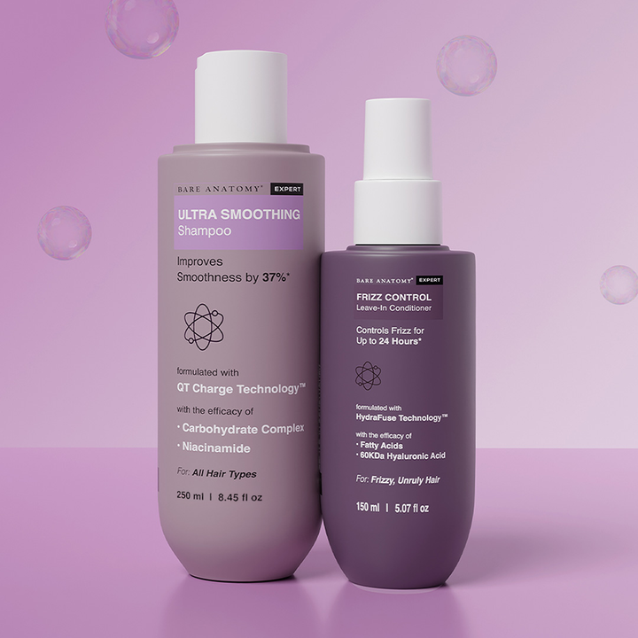 Smoothing Shampoo & Anti-Frizz Leave-In Conditioner Combo
