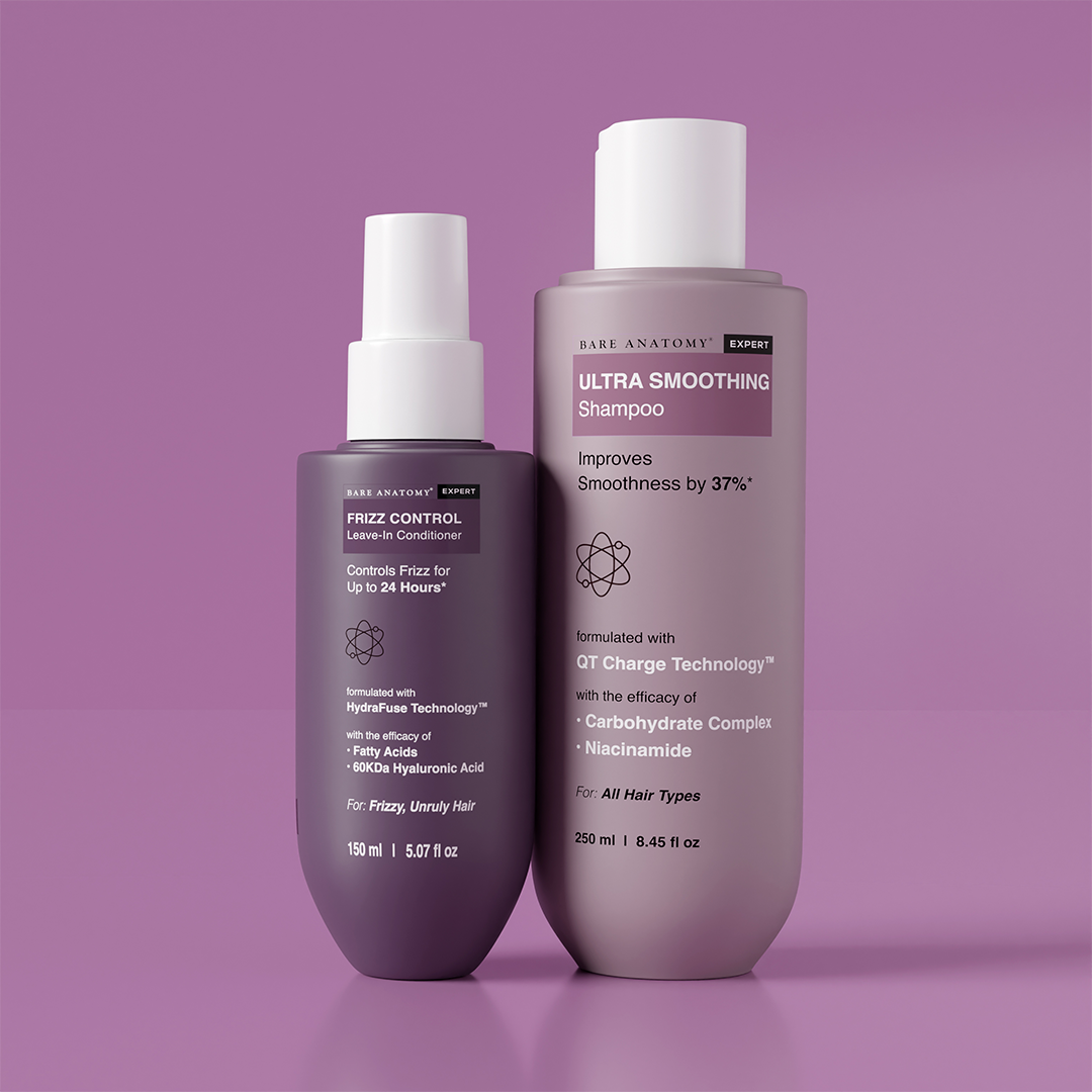 Smoothing Shampoo & Anti-Frizz Leave-In Conditioner Combo