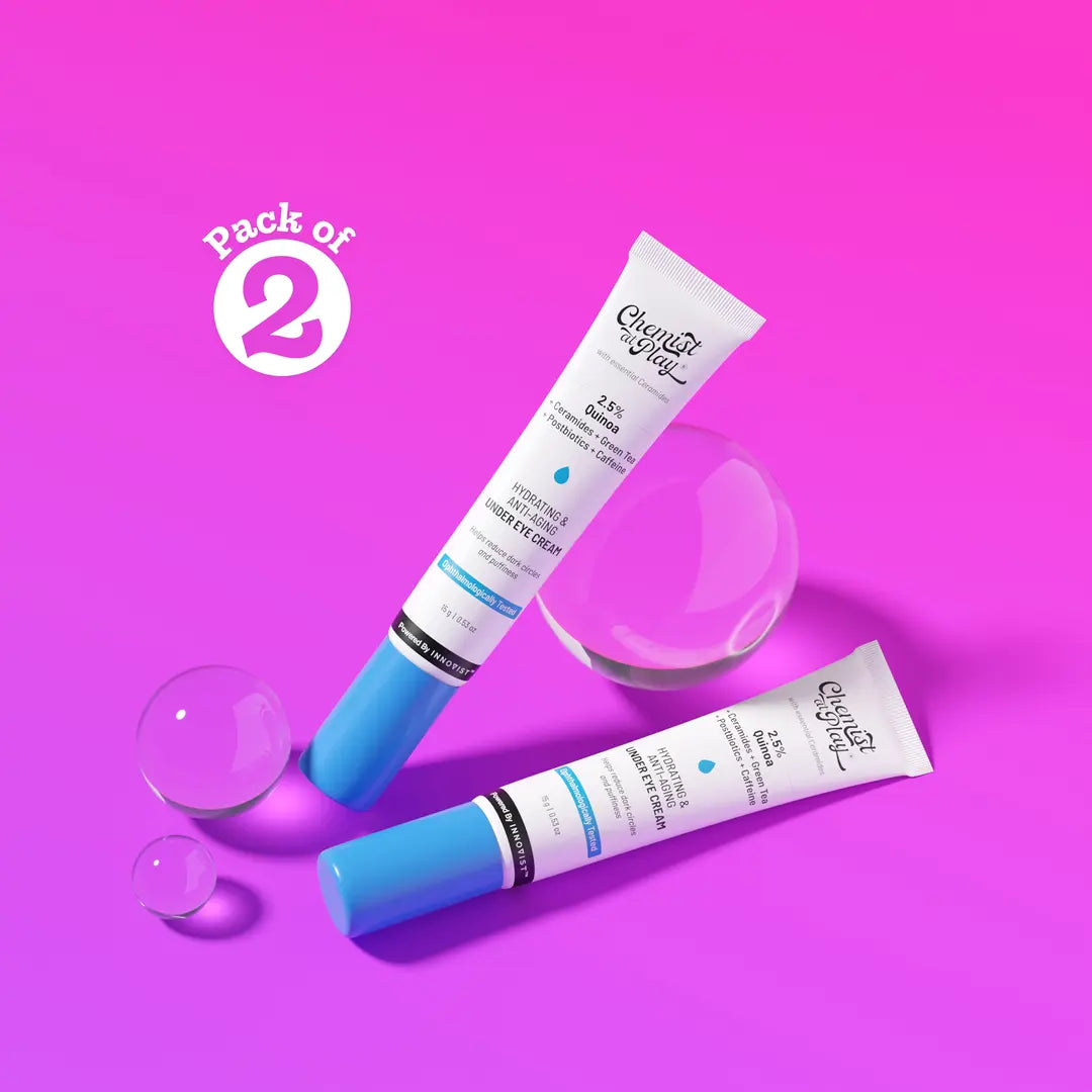 Under Eye Cream with Caffeine & Green Tea - 15 gm | Pack of 2