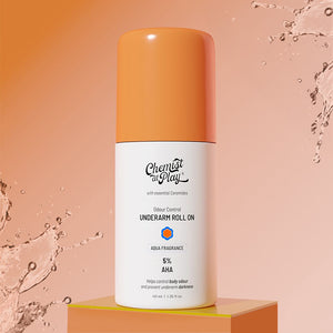 5% AHA Underarm Roll on for Odour Control & Pigmentation (Aqua) - 40 ml