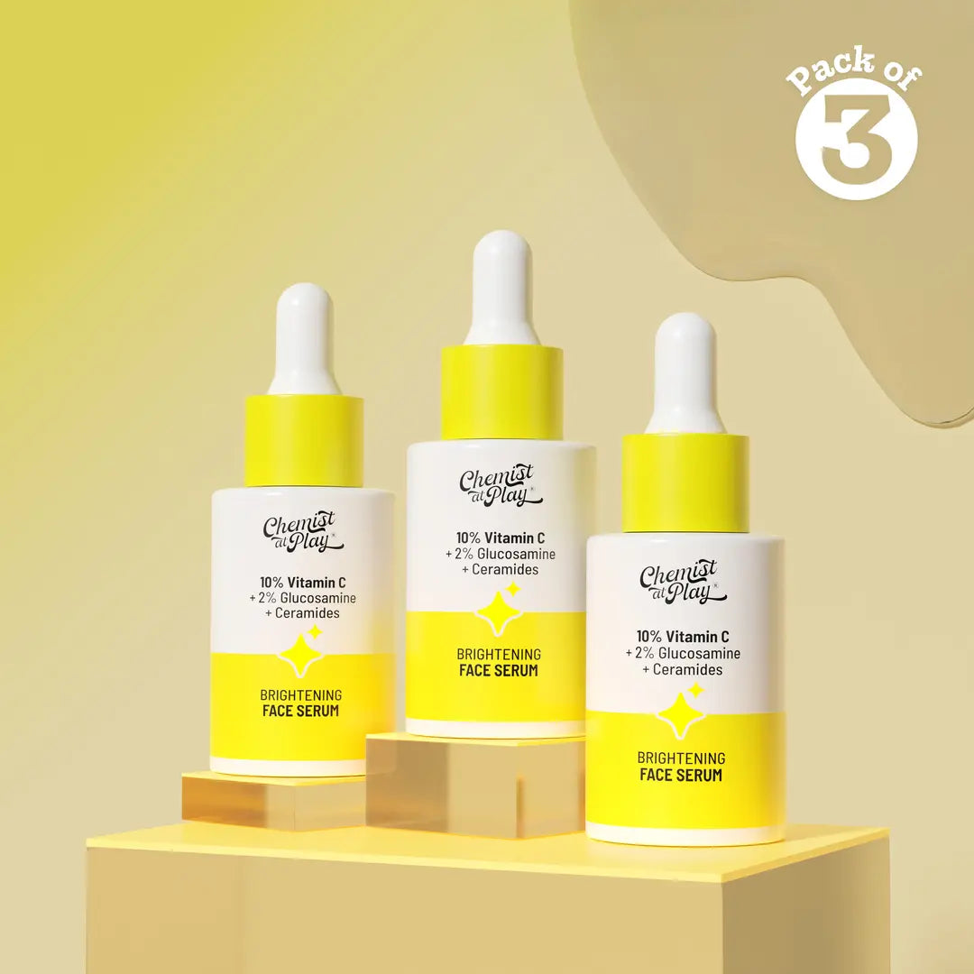 10% Vitamin C Serum for Glowing & Bright Skin - 30 ml | Pack of 3