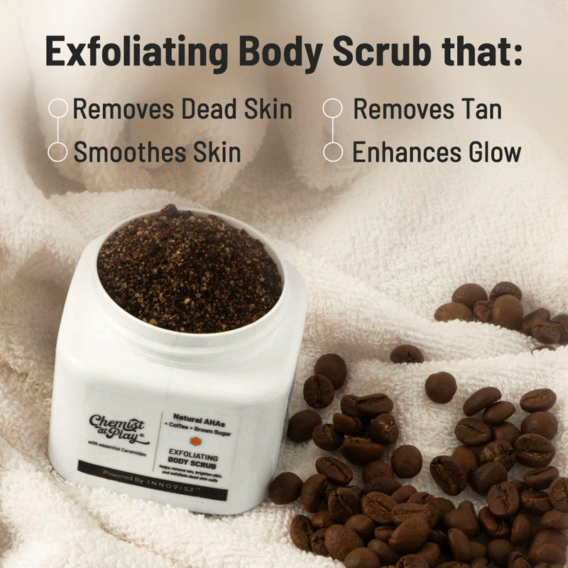 Body Exfoliate Scrub for De-Tan, Clogged Pores - Chemist At Play – Innovist