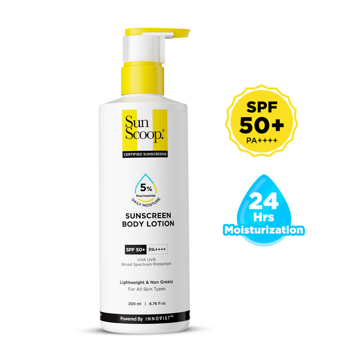 5% Niacinamide Sunscreen Body Lotion SPF 50+ PA ++++ (200ml)