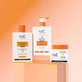 Oh-so-smooth Trio | Exfoliating Body Scrub - 75 gm & Body Wash - 236 ml | AHA Body Lotion - 236 ml