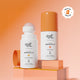5% AHA Underarm Roll On for Odour Control & Pigmentation - Peach & Woody Musk - 40 ml| Pack of 2