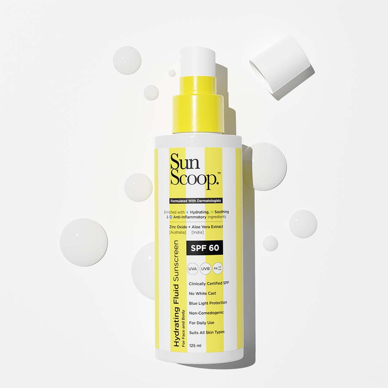 Hydrating Fluid Sunscreen (For Face and Body) | SPF 60 | PA++++